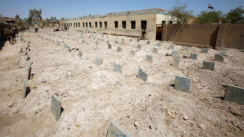 Encuentran un cementerio de terroristas en Faluya